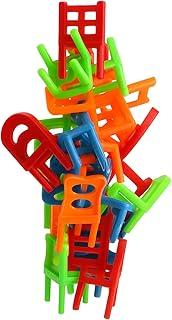 Jogo Equilibrar Cadeiras 24 Peças, Jogo Interativo Divertido Concentração e Habilidades, Não Pode Cair, Felix Magazine