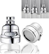 Bico Arejador Articulado Premium, Torneira com Rotação 360°, Cromado, 3 Modos de Jato, Sistema de Economia de Água para Cozinha e Banheiro