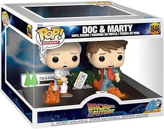 Funko Pop! Moment: De volta para o futuro - Doc & Marty - boneco de vinil colecionável - ideia de presente - mercadoria oficial - brinquedos para crianças e adultos - fãs de filmes