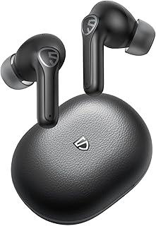 SoundPEATS T3 Pro Bluetooth 5.4 Fones de Ouvido Sem Fio com Cancelamento de Ruído em Chamadas, Drivers de 12mm Graves Estéreo, 28 Hrs de Reprodução, IPX4 à Prova d'Água, Controle por App