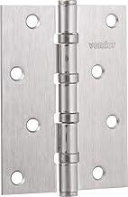 Vonder, Dobradiça 4" Com Anel Rolamento, Niquelada, Com 3 Peças.