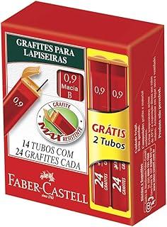 Grafite Polymer 0.9mm/B Macia, Faber-Castell, EMG0924B, Gris, pacote de 14