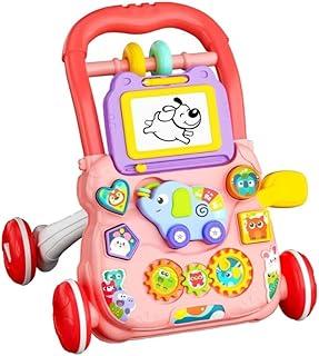 Andador Empurrador Infantil Musical Educativo Rosa Yuupi