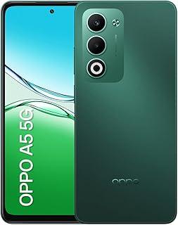 Smartphone OPPO A5 5G 256GB 8GB Ram IP65 50MP AI Câmera Bateria 6000mAh NFC Verde