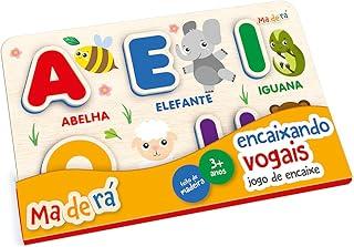 Toyster - Encaixando Vogais - Jogo de Encaixe - Maderá