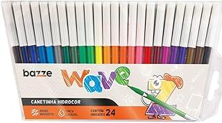 Caneta Hidrografica Bazze Wave 24 Cores