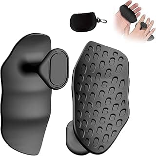 Luvas de Levantamento de Peso, fileiras de levantamento terra,Luvas antiderrapantes ergonômicas, unissex, protetores de palma para treinamento, para Levantamento de Peso de Ginásio, Halteres (Preto)