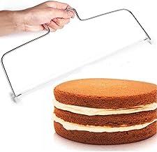 Cortador Nivelador de Bolo Ajustável em Aço Inox com 2 Fios de Corte Com Regulagem de Altura