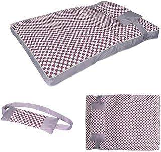 Cama Pet Oxford para Cães Conforto Diário Tamanho G (80x60x8 cm) Fácil Limpeza (Marrom)