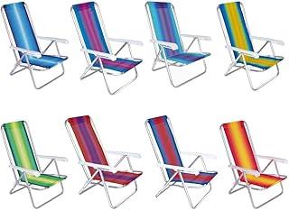 Mor - Cadeira Reclinável 4 Posições Alumínio Sortido