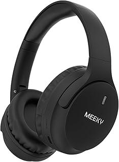 Fone de Ouvido Bluetooth 5.4 MEEKY F5 ANC com Cancelamento de Ruído, 70h Bateria, Microfone, AUX-In, IPX4, Headphone Leve e Dobrável