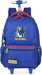 Mochila com Rodinha, Luxcel, Sonic, Azul, G