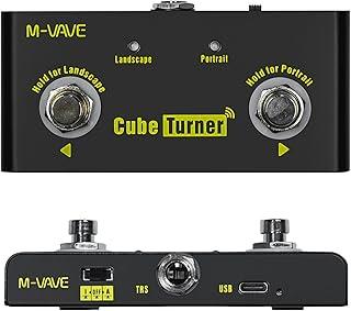 MIDI Sem Fio Inteligente Cube Turner - Controle de Página, Software e LOOPER via Bluetooth, Bateria 48h, Compatível com Android/iOS/PC/Mac, Pedaleira Profissional para Músicos Pedal