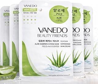 Kit 6 Unidades Máscara Hidratante Facial Coreana Beauty Friends - Aloe
