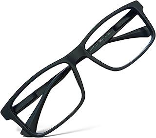 Armação de Óculos Retangular Clássico Unissex Zentto - Preto