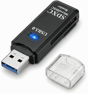 Leitor de Cartão USB 3.0 para Micro SD SDHC SDXC 5Gbps, Adaptador de Alta Velocidade Compatível com Windows, Mac e Linux