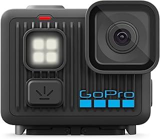 GoPro LIT HERO - Câmera de Ação Compacta à Prova d'água com Luz Integrada, Vídeo 4K60 Ultra HD, Foto de 12MP, Tela Sensível ao toque, Montagem Magnética,1/4-20 e Estabilização HyperSmooth