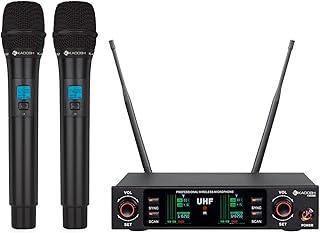 Microfone KADOSH Sem Fio Duplo de Mão UHF Digital K-492 M