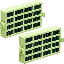 2 Filtro Geladeira compatível com Consul Bem Estar Antiodor para Modelos CRM45, CRM47, CRM49, CRM50, CRM51, CRM52, CRM55, CRM56 - Neutralizador de Odores - Cor Verde