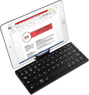 VX Case Teclado Bluetooth Sem Fio para Tablet e Celular, Portátil, Compatível com iPhone, Smartphone, iPad, Android, Windows e Notebook