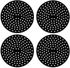 Almofadas de Silicone para Fogão de Indução, Kit com 4 Peças, Pretas