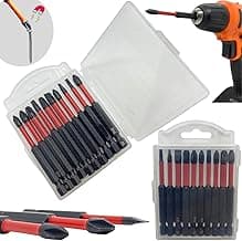 Bits 10 Pçs Pontas para parafusar c/imã Parafusadeira Ponteira C/Magnetismo Parafusar