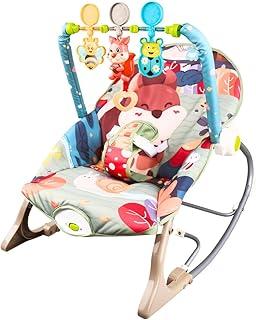 Maxi Baby Cadeira de Descanso e Balanço Bebê Musical Funtime Baxter (Esquilo)