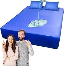 Lençol Capa Protetor de Colchão Impermeável CASAL com Elástico Não Esquenta Anti Ácaro Anti Fungos 188x138x25cm