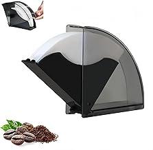 Suporte de filtro de café cônico com tampa com papel 100PCS, caixa de armazenamento de papel de filtro à prova de poeira e umidade para balcão de bar/casa/escritório, compatível com #1/#2/V60