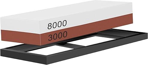 Conjunto De Pedras De Afiar, 3000/8000 Grit Pedras De Afiar De Dupla Face Com Base Antiderrapante