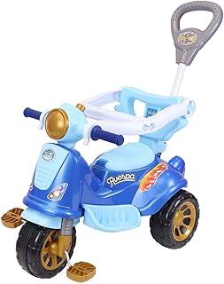 Maral Triciclo Avespa Azul Wheels – Passeio e Pedal Infantil, Plástico, Idade a Partir de 1 Mês – Desenvolvimento Motor e Coordenação
