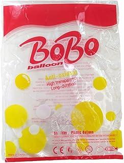 Kit 50 Balões Bubble Transparentes 18" (45 cm) – Balão Bolha para Decoração com Ar ou Hélio – Festa, Casamento, Aniversário, Arco, Painel Instagramável, Balada, Balão Grande e Resistente