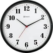 Relógio de Parede Quartz Preto