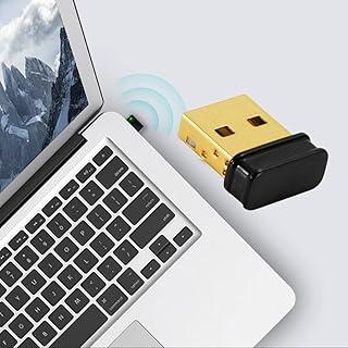 Receptor Bluetooth Adaptador USB Wireless Transmissor Para PC, Computador, Notebook, Laptop, Fone de Ouvido, Gamepad, Impressora, Acessório Eletrônico - PREMIUM (Cor Branco)