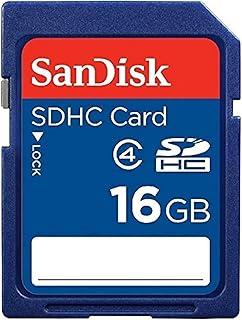 SanDisk Cartão de memória flash SDHC Classe 4 de 16 GB - Pacote com 2 pacotes SDSDB2L-016G-B35 Pacote de varejo