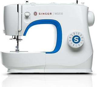 Máquina de Costura SINGER M3205 127V | 23 Pontos Básicos, Decorativos e Flexíveis | Passador de Linha, Braço Livre, Luz em LED | Ideal para Costura Criativa e Reparos Domésticos | Acessórios Inclusos