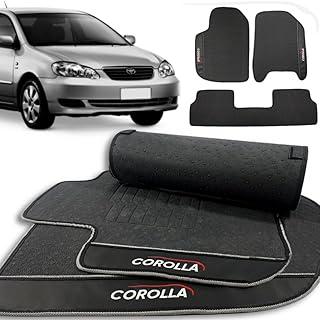 Jogo de Tapetes Automotivos para Corolla 2003 2004 2005 2006 2007 Emborrachado Impermeável Premium - 03 peças