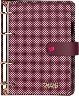Confetti - Agenda Argolada Dots Vinho C/Impr Rosa