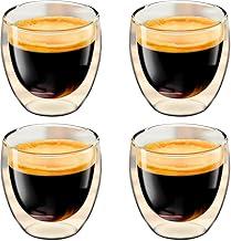 Copo Duo Vidro 80ml Parede Dupla para Chá Café Expresso Suco Capuccino Dolce Gusto Moderno (4)