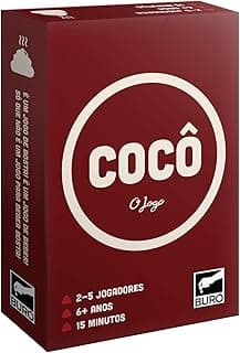 Buró, Cocô - O Jogo, Tire todo o cocô da mão e vire o rei do trono, 2 a 5 jogadores, 15 minutos