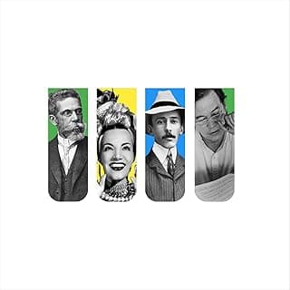 Marcador De Página Magnético Kit 4 Marcadores Brasil