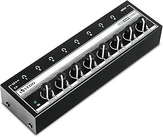 VEDO Amplificador de fone de ouvido, amplificador de áudio estéreo de 8 canais, divisor de fone de ouvido multiportas, mixer para estúdios de gravação e bandas, com 8 portas de saída