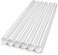Bastão Cola Quente 11mm x 30cm Kit com 6 Refil Extra Longo Alta Aderência Secagem Rápida para Artesanato DIY e Reparos