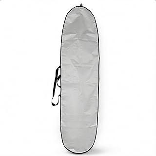 Capa Prancha de Surf Funboard Refletiva Térmica [Escolha: 7'3 ou 7'7] - Bag Impermeável Zíper Anticorrosivo e Alça Acolchoada - Nylon Reforçado e Zíper Heavy Duty