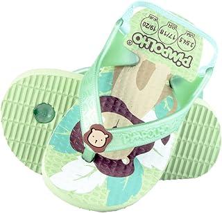 Pimpolho Chinelo Infantil Baby Menino Chinelinho Sandália Praiana Tiras com Elástico, Solado Antiderrapante, Tamanhos 17 a 23