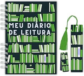Planner Diário de Leitura – Meu Diário de Leitura Inspirado em A Biblioteca da Meia-Noite | Capa Dura com Marcador Tassel e Marcador Magnético