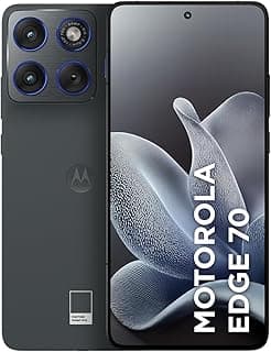 Smartphone Motorola Edge 70 5G - 256GB 24GB (8GB RAM + 16GB RAM Boost), Ultrafino, 3 cameras 50MP, Tela 1.5K extreme Amoled 120hz - Gadget Gray