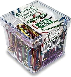 ACC - CLIPE 2/0 (00) Aço Epóxi Caixa Cartão 100 unidades Cor Sortido