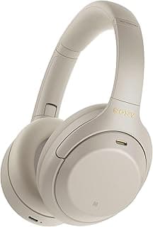 Headphone Sony WH-1000XM4 Prata sem fio Bluetooth e com Noise Cancelling (cancelamento de Ruído) | WH-1000XM4SMUC
