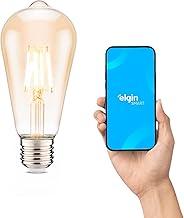 Lâmpada Filamento LED Inteligente 6W 2200K ST64 Elgin - Bivolt Ambar Luz Amarela Quente - Vintage, Retrô, Decoração